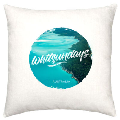 WHITSUNDAYS - Linen Cushion Cover 50x50cm Thumbnail