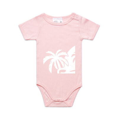 AIRLIE BEACH LETTERING - AS Colour - Mini Me Onesie Thumbnail